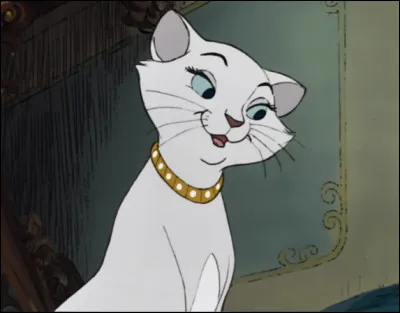 Comment sappelle cette belle chatte blanche que l'on peut voir dans le dessin animé Disney "les Aristochats" ?