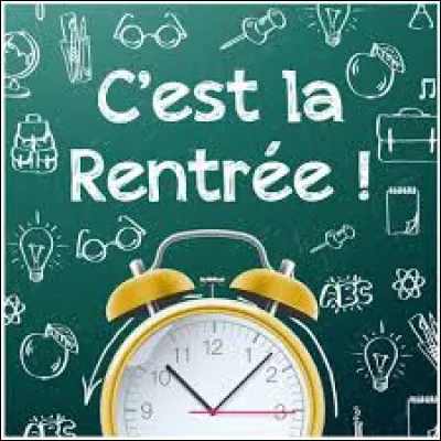 La rentrée scolaire a lieu début septembre. À quelle saison cela correspond-il ?