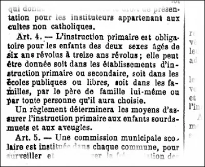 Histoire - Vous me direz que les lois Jules Ferry sont "évidemment" très connues ! En effet, il a rendu les écoles primaires obligatoires, laïques et gratuites. Mais quand ?