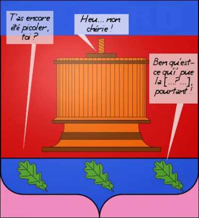 C'est pas drôle la vie de pressoir : vous êtes toujours sous pression, et même le soir !