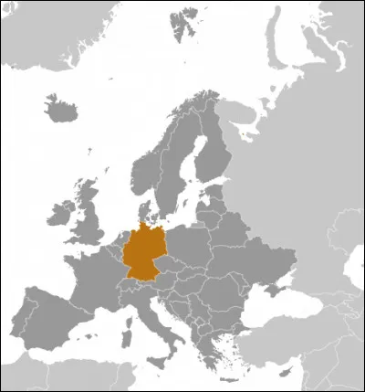 Quel est le nom du pays représenté en orange sur la carte ?