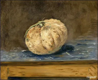 Quel peintre a réalisé cette toile représentant "Le Melon" ?