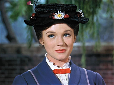 Quelle actrice est Mary Poppins dans le long-métrage de Disney, sorti en 1964 ?