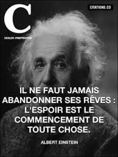 Quelle est lannée de naissance dEinstein ?