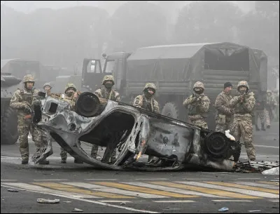 L'année 2022 a commencé plutôt brutalement par une révolte en Asie, violemment réprimée à l'aide de l'armée russe. Dans quel pays ces événements ont-ils eu lieu ?