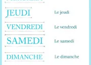 Quiz Les jours de la semaine en anglais