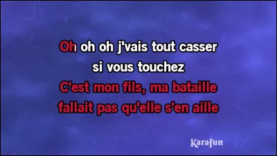 ''Mon fils ma bataille'' : Artiste n°1, artiste n°2 ou artiste n°3 ?