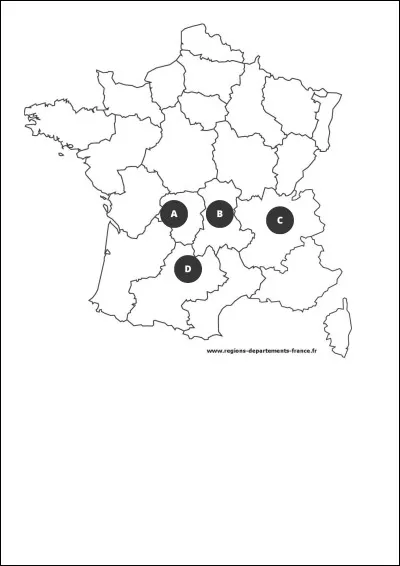 Géographie : Quel est le bon emplacement de la ville de Clermont-Ferrand ?