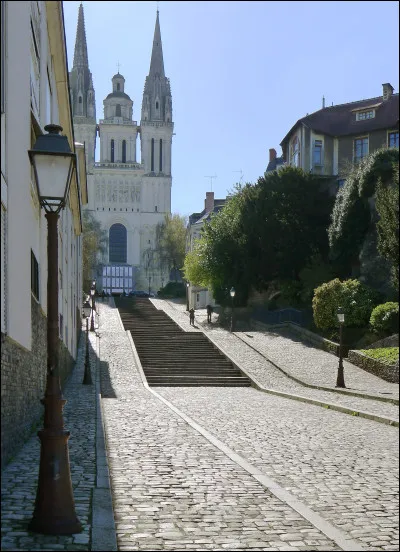 Dans quelle ville pourrez-vous gravir la montée Saint-Maurice qui mène à la cathédrale ?