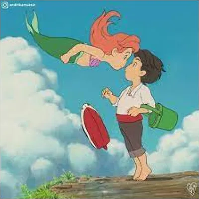 Quel est le film Disney qui est représenté dans "Ponyo sur la falaise" ?