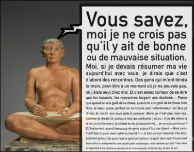 De tous temps, il y eu des "secrétaires"... Ayant presque tout inventé, les Égyptiens les nommaient toutefois autrement, à savoir... (Complétez !)