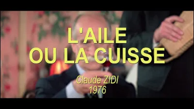 Quel acteur donne la réplique à Louis de Funès dans le film "L'Aile ou la cuisse" ?