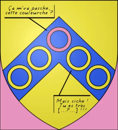 Sur un blason, on parle mode, chiffons, etc. La preuve, non ?