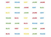 Quiz Quiz de rapidit sur les couleurs (avec l'effet Stroop) !