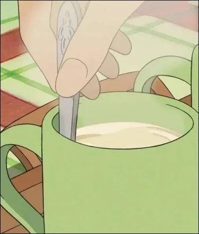 Dans quel Ghibli pouvons-nous voir cette tasse de lait chaud ?