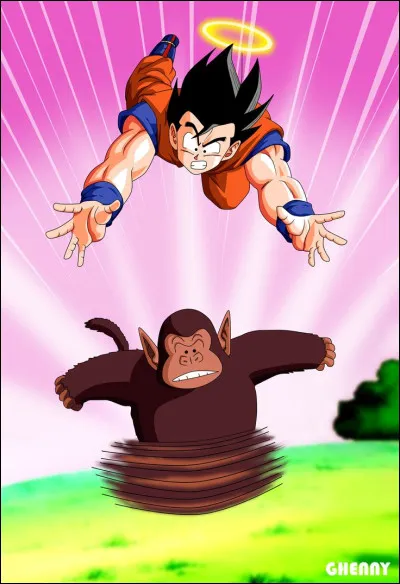 Combien de jours Sangoku met-il pour attraper Bubulle, le singe de Kaïo Shin ?