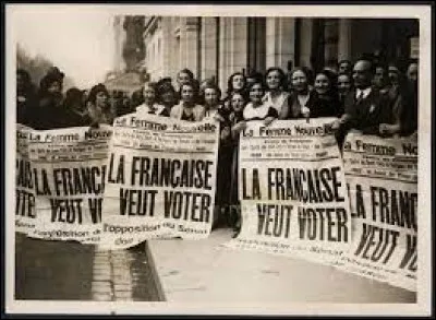 Histoire : En quelle année les femmes ont-elles obtenu le droit de vote ?