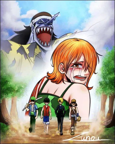 Dans l'arc East Blue, quelle somme doit collecter Nami pour libérer son village de l'emprise d'Arlong ?