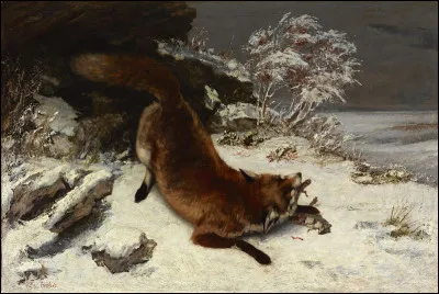 À qui doit-on "Le Renard sous la neige" ?