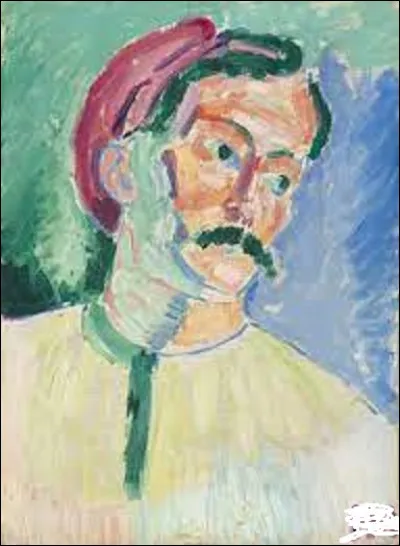 On débute ce quiz en cherchant un fauviste. De ces trois membres, lequel a réalisé ce portrait intitulé ''André Derain'', en 1905 ?