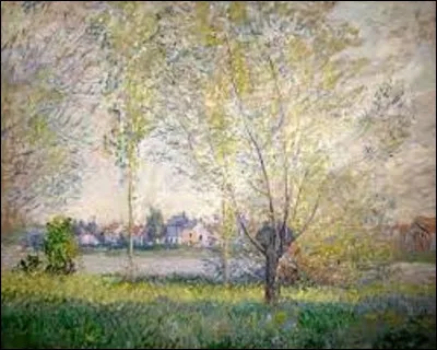 On débute ce quiz en cherchant un impressionniste. De ces trois membres, lequel a réalisé, en 1880, ce tableau nommé ''Saules à Vétheuil'' ?