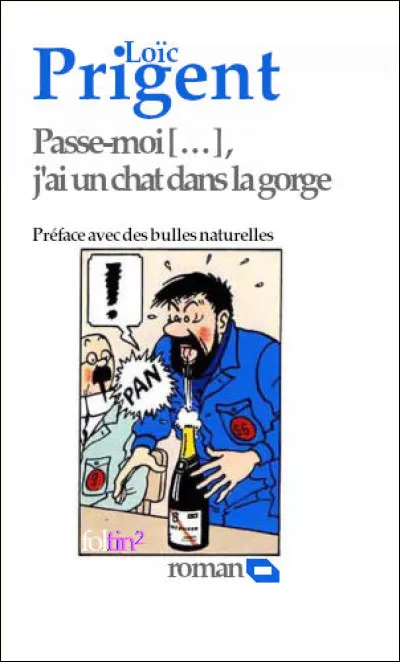 Avec un nom pareil, ça aurait pu faire "floc", non ? [Votre mission, si vous l'acceptez, sera de compléter le titre du livre en vous aidant de l'image et du préfacier !]