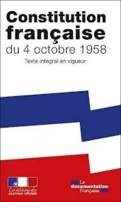 La Constitution française est :