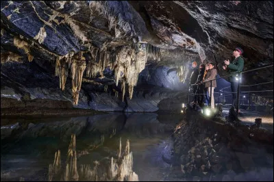 En quelle année la grotte de Han a-t-elle ouvert ses portes ?