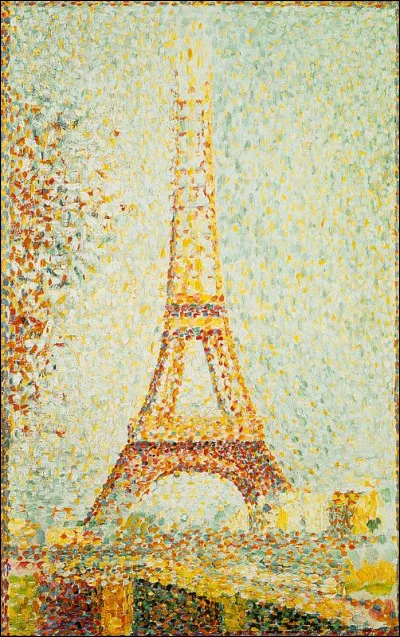 À quel mouvement artistique appartient "La Tour Eiffel", peint en 1889 par Georges Seurat ?