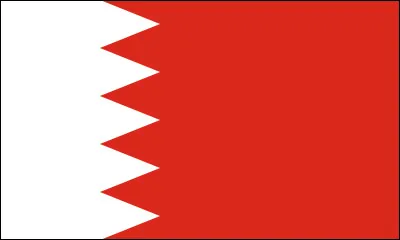 Voici le drapeau du Bahreïn. 
Que représentent les cinq pointes de ce drapeau ?