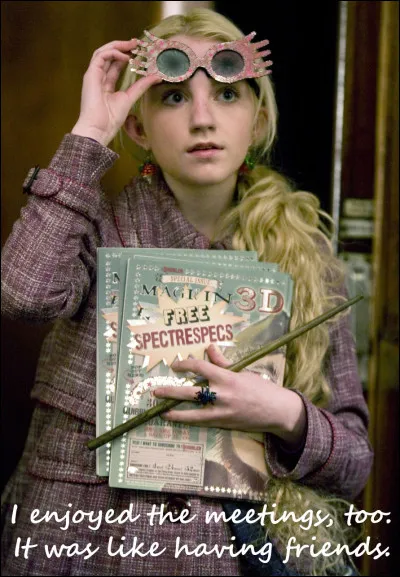 Un facile pour commencer.Quelle est la maison de Luna Lovegood ?