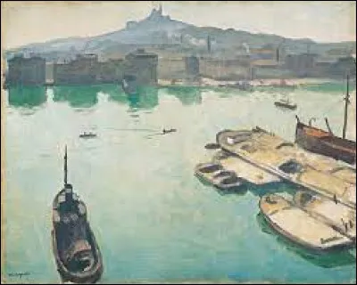 Qui a peint "Le port de Marseille" ?