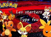 Quiz Les starters de type feu