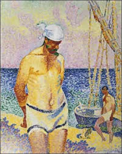 On débute notre voyage pictural en cherchant un pointilliste. De ces trois artistes, lequel a réalisé, vers 1900, cette toile intitulée ''Le Lesteur'' ?