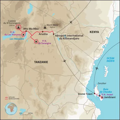 Quelle est la particularité du lac Natron situé au nord de la Tanzanie ?