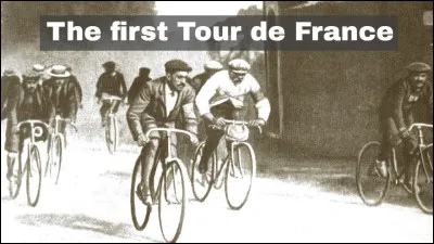 La première édition du TOUr de France a eu lieu en 1903.