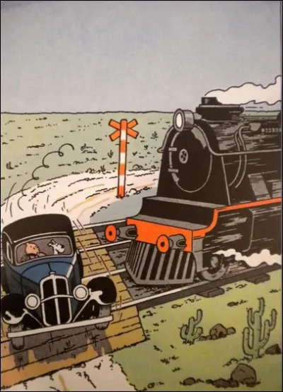 Dans quel album de Tintin figure cette vignette ?