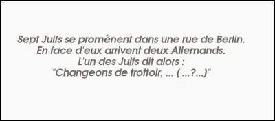 1938 > Ci-dessus, une blague teintée de l'humour juif de l'époque : retrouvez-en la chute !