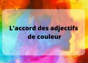 Quiz Les adjectifs de couleur ~ As-tu bien appris ta leon ?