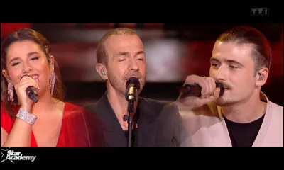 Quelles chansons Pierre et Clara ont-ils interprétées avec Calogero ?