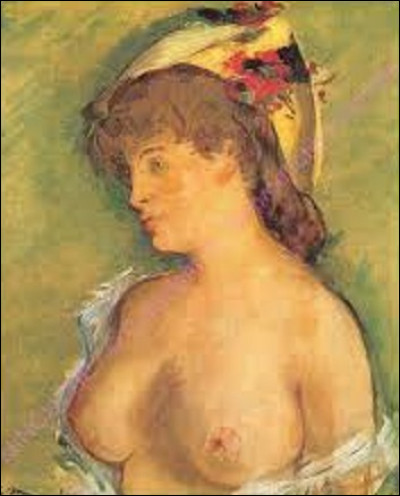 On débute notre promenade picturale en cherchant un impressionniste. Quel artiste a peint, vers 1878, cette toile intitulée ''La Blonde aux seins nus'' ?