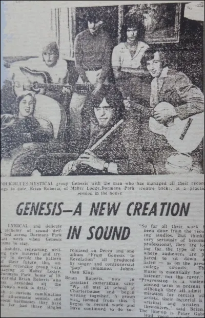 Le groupe Genesis a publié son premier album en...