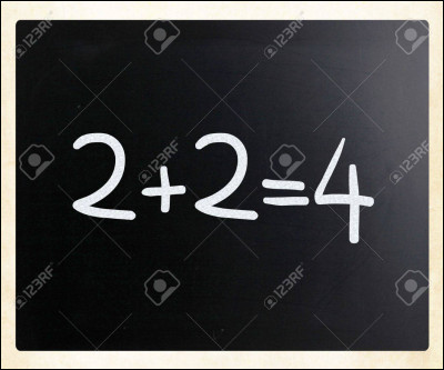 Combien font 2 + 2 ?