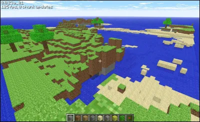 Quelle est la première version de "Minecraft" ?