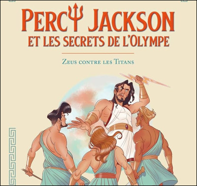 Qui a écrit : "Percy Jackson et les secrets de l'Olympe : Zeus contre les Titans" ?
