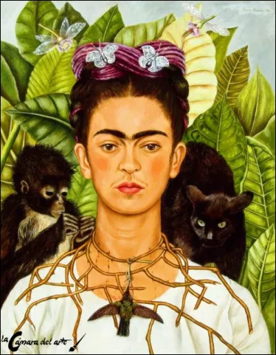 Mexicain comme elle, qui était le mari de Frida Kahlo, auteure d'Autoportrait au collier d'épines ?