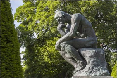 Le 17 novembre de cette année, le sculpteur Auguste Rodin séteint à 77 ans. Plusieurs de ses uvres sont devenues de vraies références et ont perduré sa légende. Notamment celle illustrant cette question. Mais quel est son nom ?