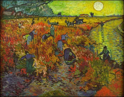 À qui appartient le tableau "La Vigne rouge" ?