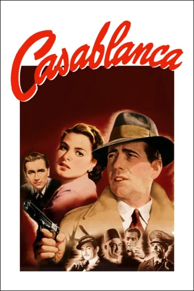 Qui voit-on aux côtés d'Humphrey Bogart dans le film "Casablanca" ?