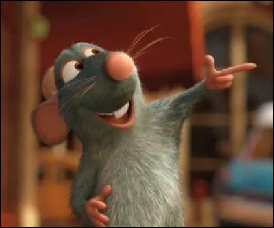 Quel est le nom du rat dans le film d'animation ''Ratatouille'' ?